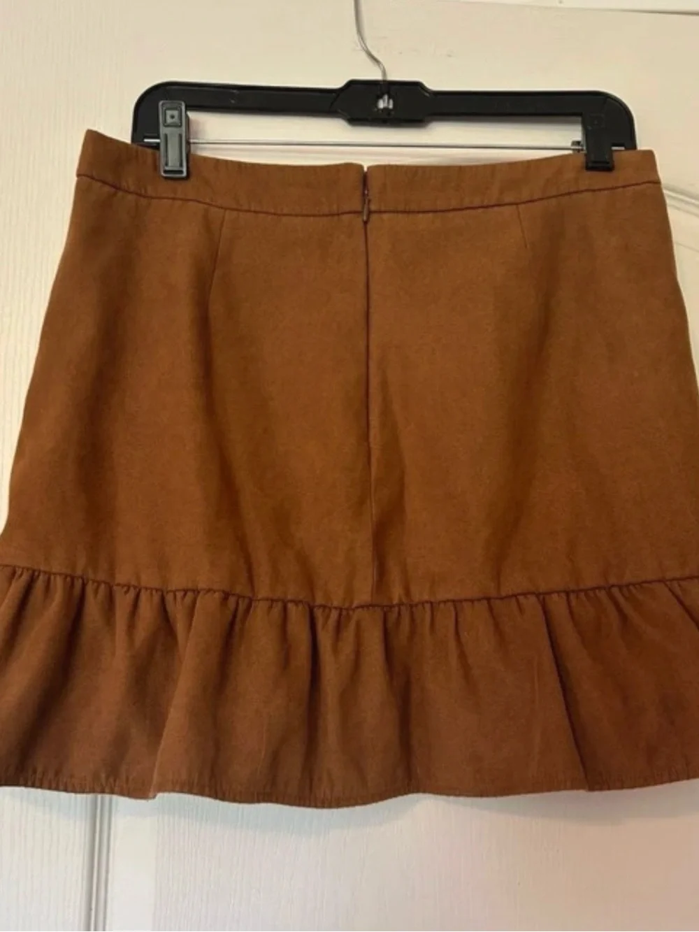 J. Crew Mini Skirt in Rust